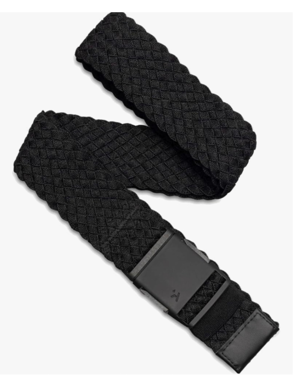 Arcade Futureweave Black Braided Woven Elasticized Stretch Belt Travel friendly